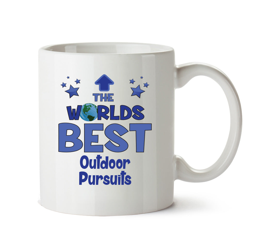 Worlds Best Outdoor Pursuits Manager Mug - Novelty Funny Mug – printed mug product image 1