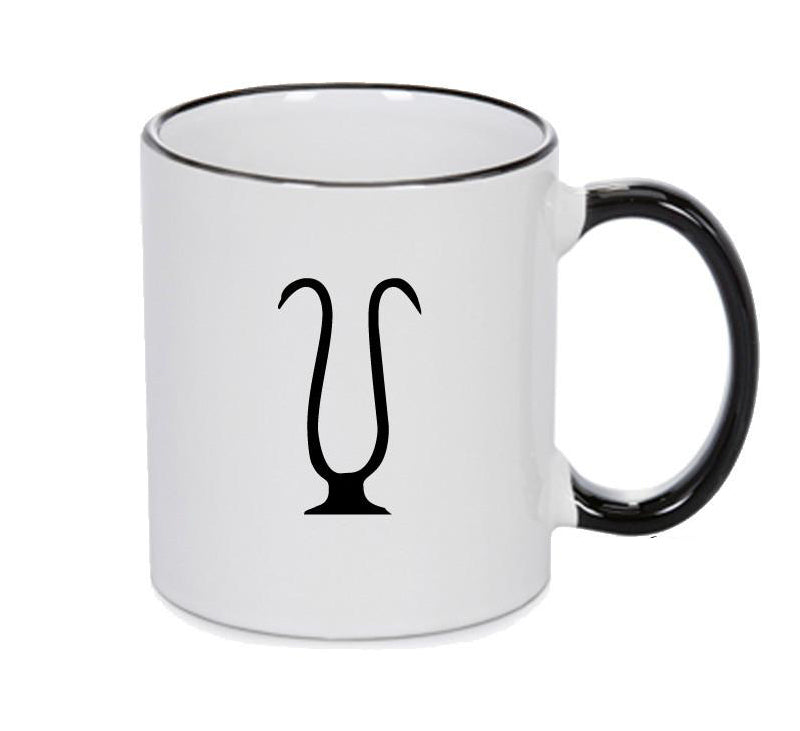 Wick Black Handle Alchemy Mug GOTHIC GOTH HORROR STARS HORROSCOPE BLACK MAGIC MUG