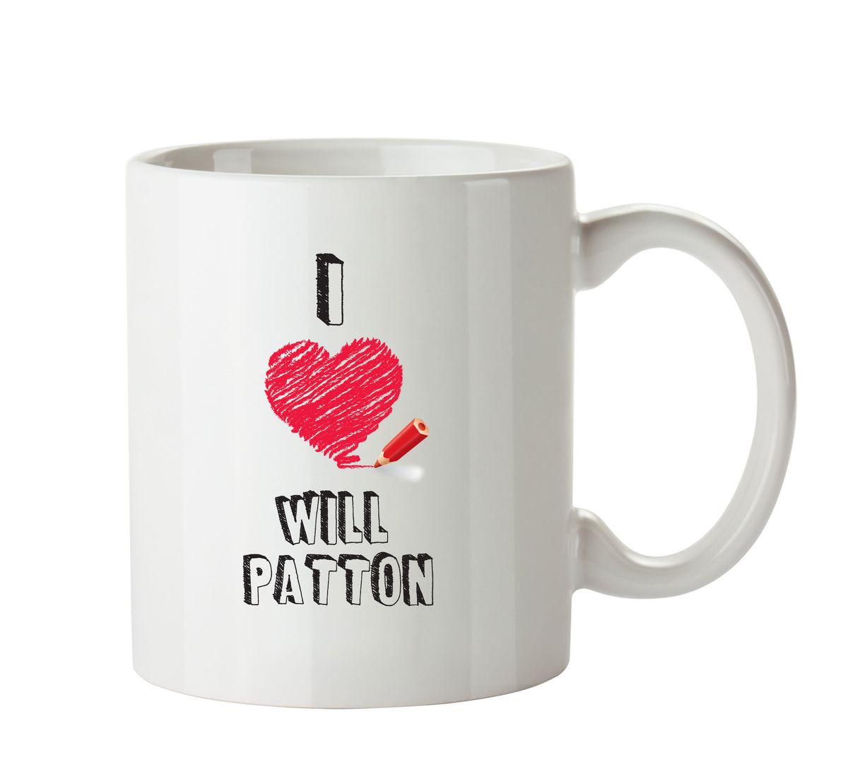 I Love Will Patton Celebrity Mug Office Mug – printed mug product image 1