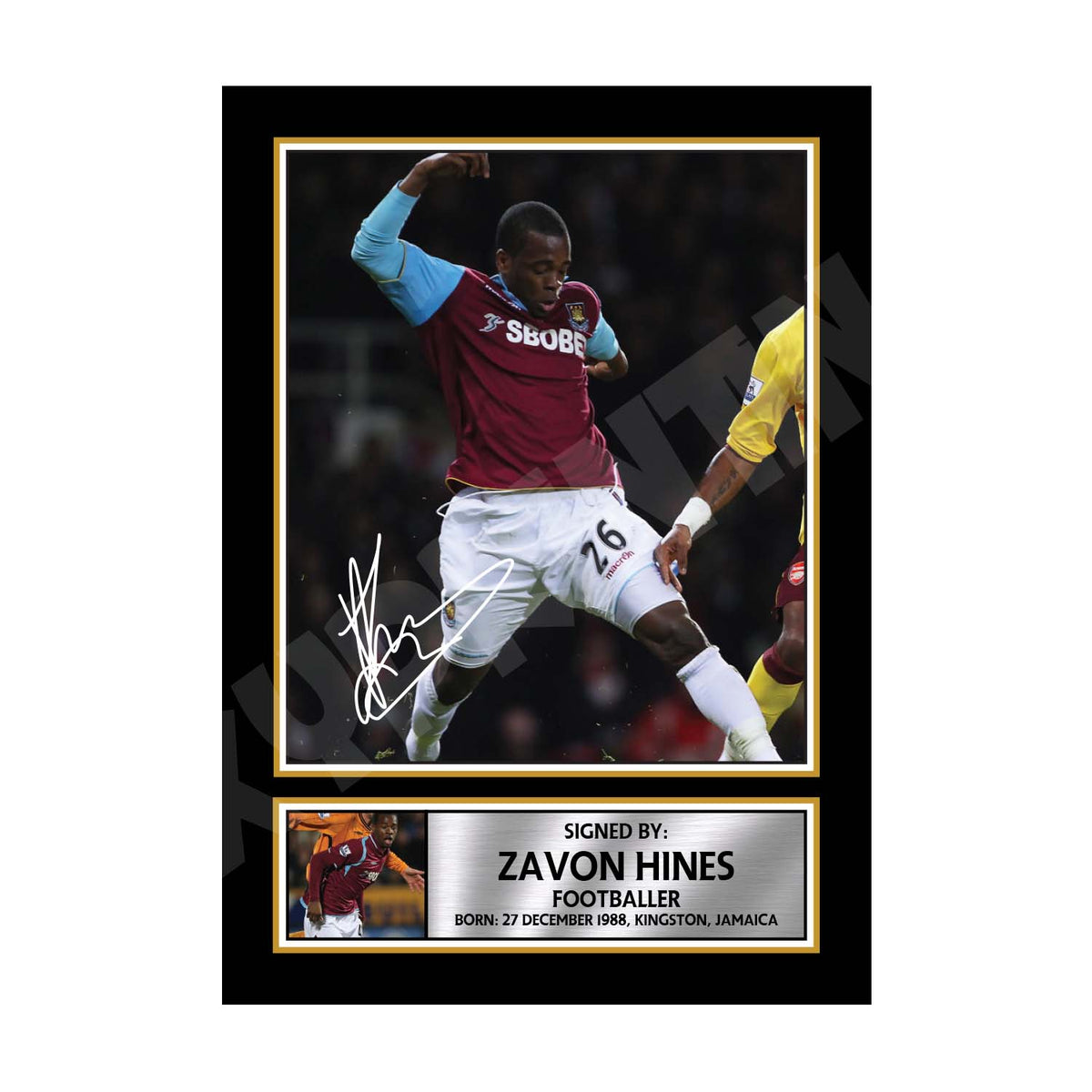 ZAVON HINES 2 Football Player Printed Signature Print – Zavon Hines 2 Football Player Printed Signature Print – A1 Print Only