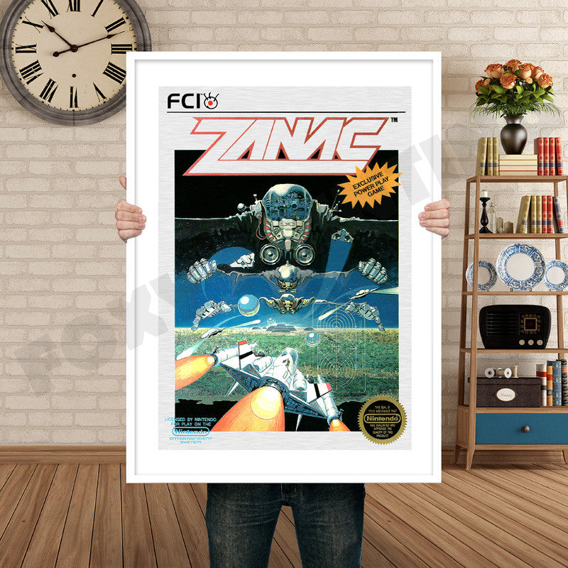 Zanac Retro GAME INSPIRED THEME Nintendo NES Gaming A4 A3 A2 Or A1 Poster Art 657