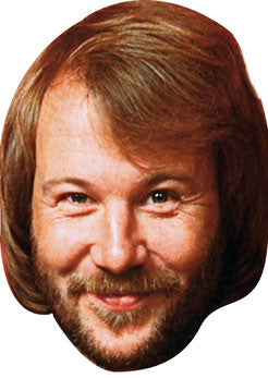 Benny Andersson Face Mask β Fancy Dress Cardboard Costume Mask β Benny Andersson Face Mask