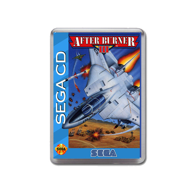 Afterburner 3 Sega Mega CD Game Inspired Retro Gaming Magnet