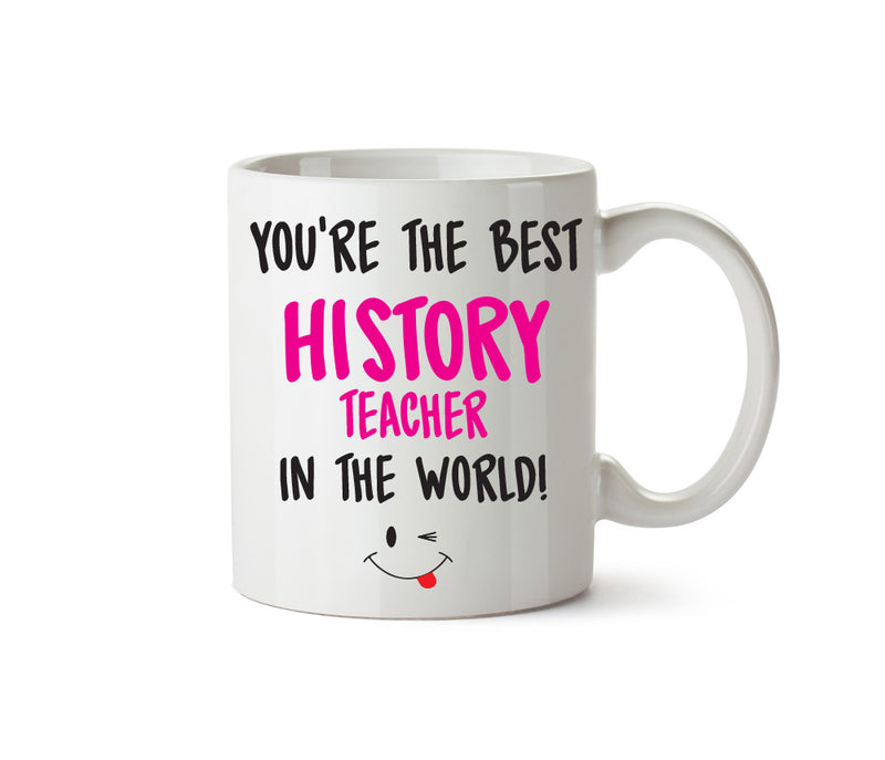 Best HISTORY Teacher FEMALE Printed Mug