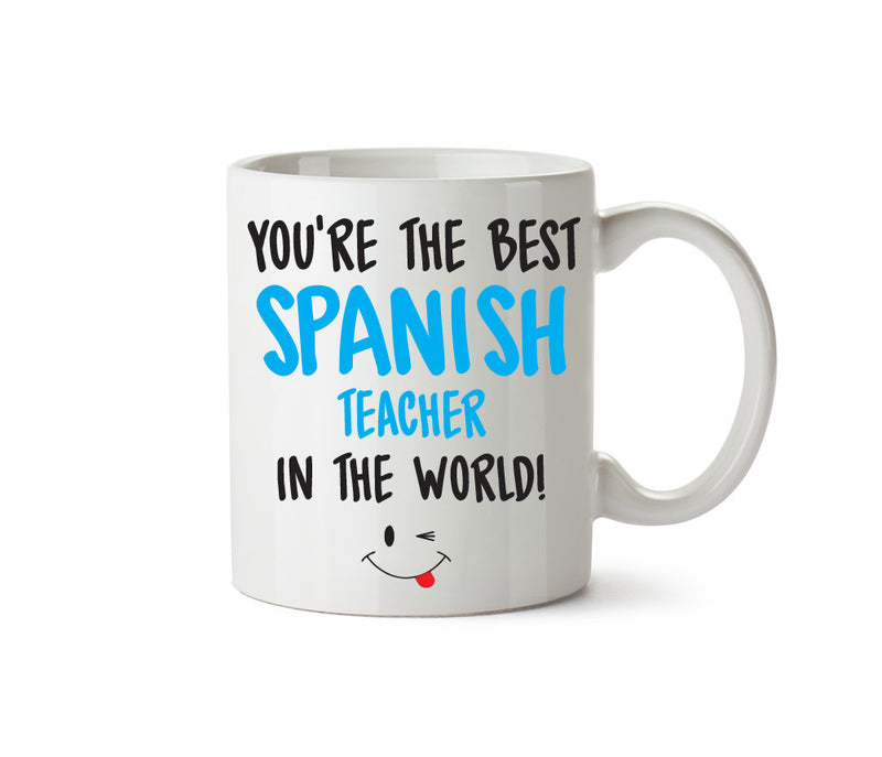 Best SPANISH Teacher Male Printed Mug