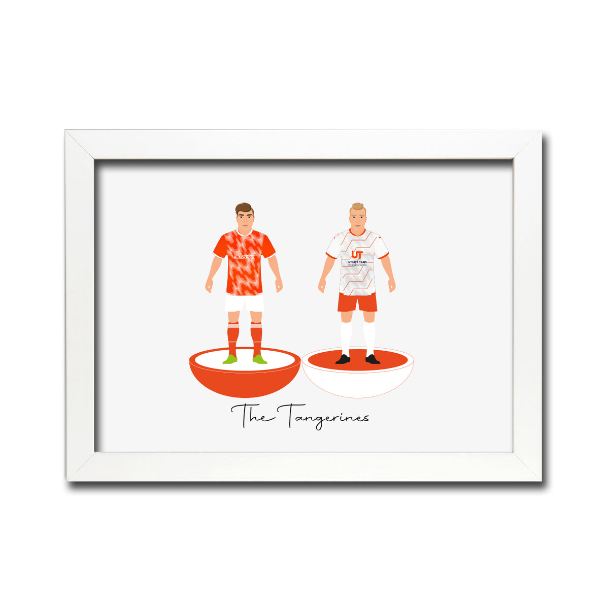 Blackpool Football Club gift - Tiny Men Big Balls Poster