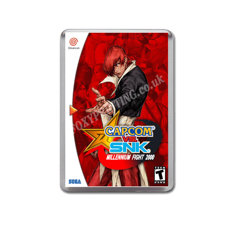 Capcom Vssnk 3 Sega Dreamcast Style Inspired Retro Game Magnet