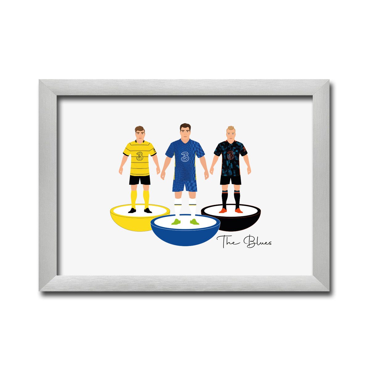 Chelsea Football Club gift - Tiny Men Big Balls Poster
