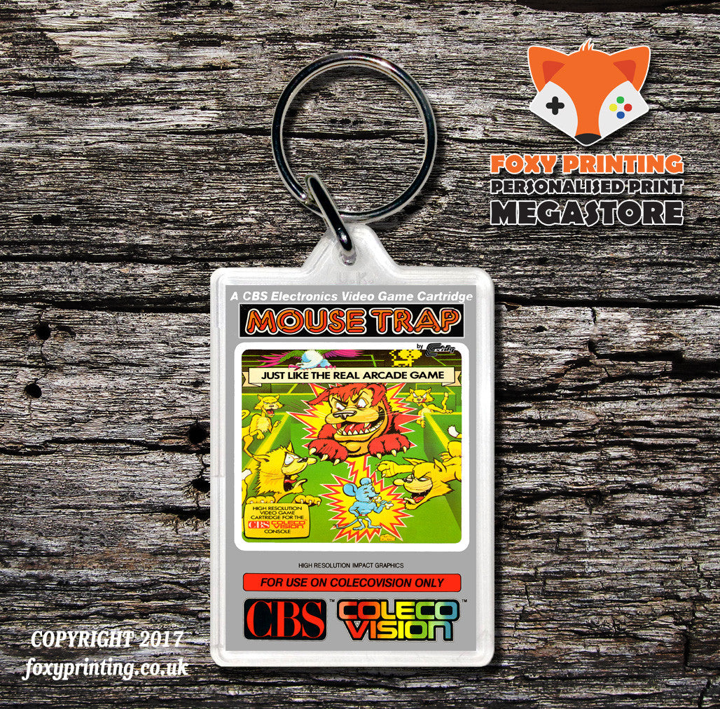Coleco Mousetrap None - Game Inspired Retro Gaming Keyring