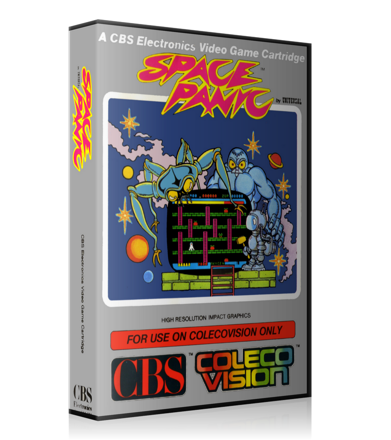 Space Panic AU Coleco Replacement Case Or Cover