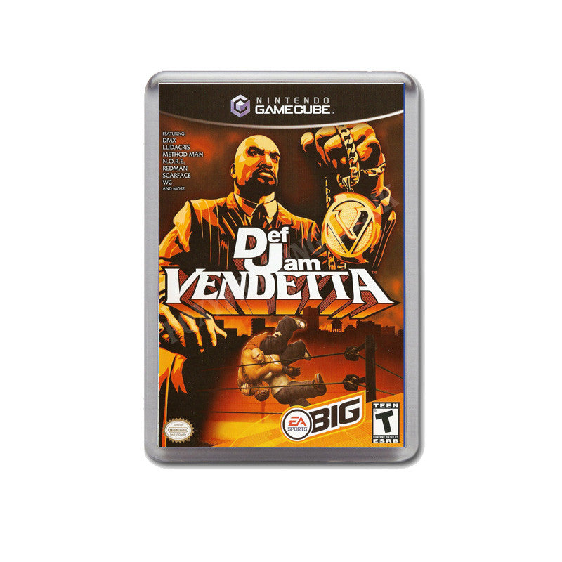 Def Jam Vendetta Style Inspired Game Gamecube Retro Video Gaming Magnet