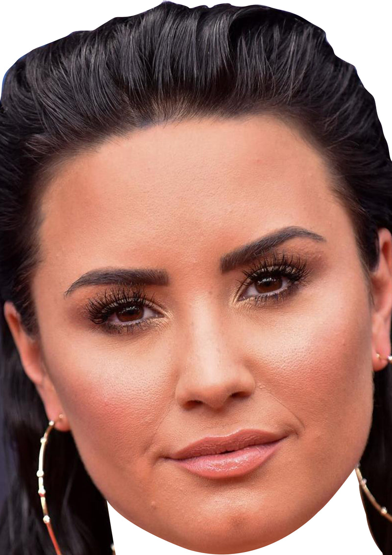 Demi Lovato 2020 Music Dress Cardboard Celebrity Party Face Mask