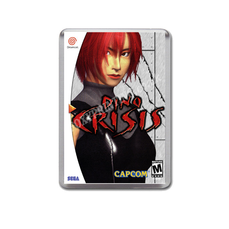 Dino Crisis 4 Sega Dreamcast Style Inspired Retro Game Magnet
