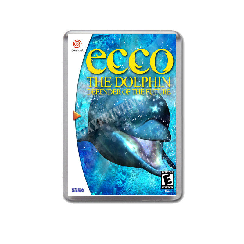 Ecco 3 Sega Dreamcast Style Inspired Retro Game Magnet