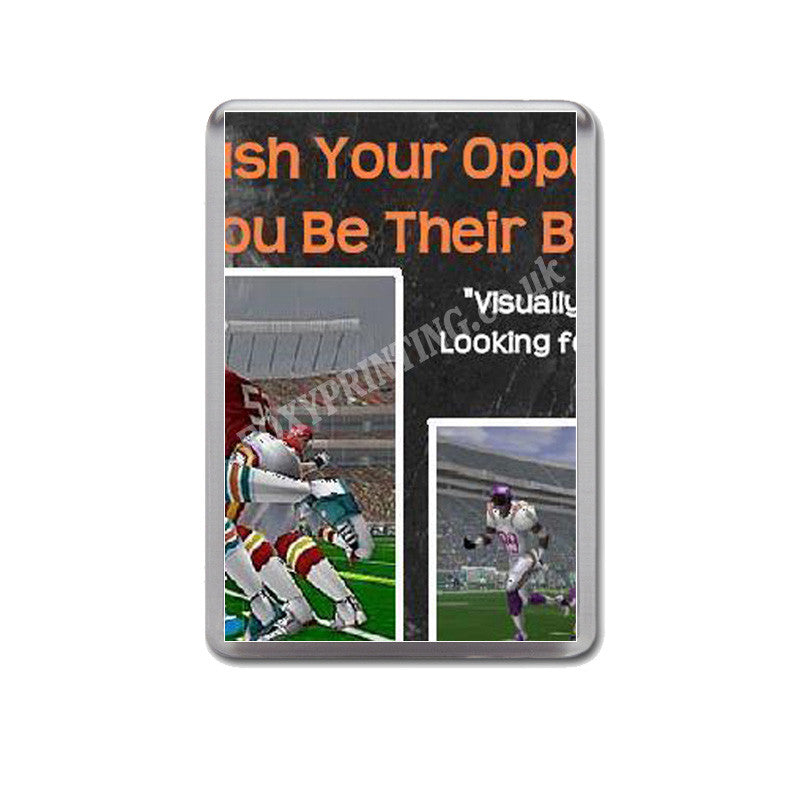 Espn Nfl 2k Sega Dreamcast Style Inspired Retro Game Magnet