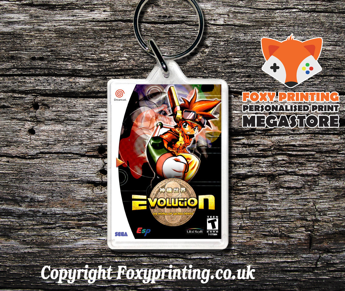 Evolution - Sega Dreamcast Game Keyring
