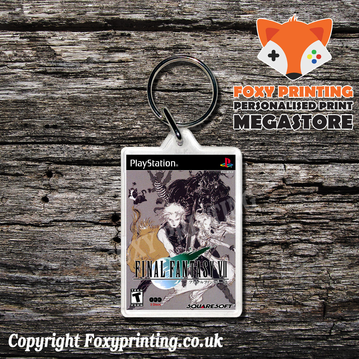 Final Fantasy Vii 11 - PS1 Playstation 1 Game Inspired Retro Gaming Magnet