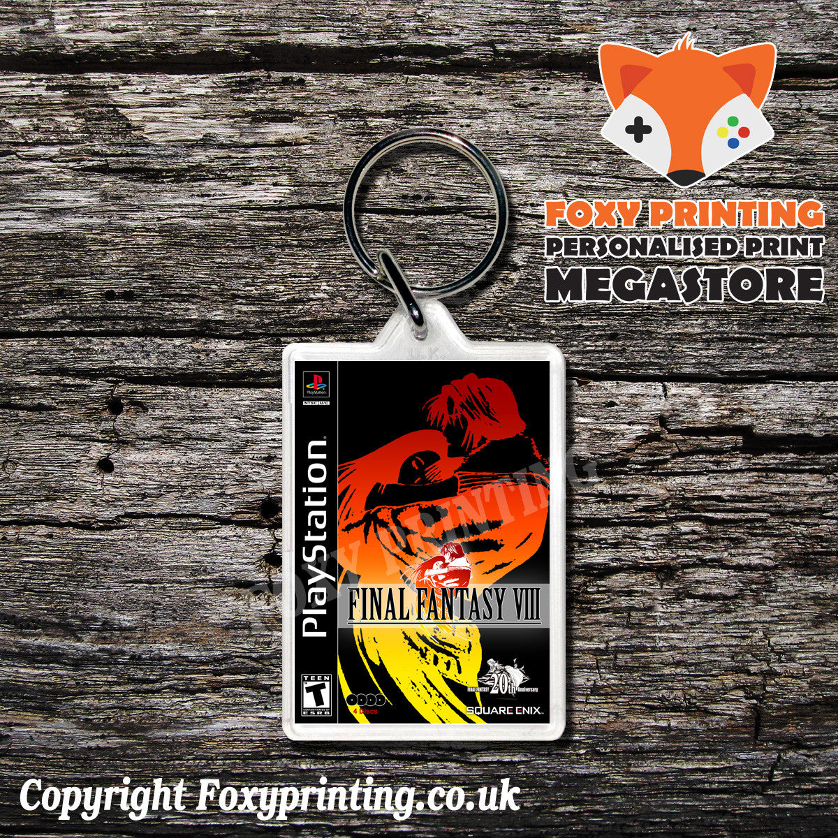 Final Fantasy Viii 11 - PS1 Playstation 1 Game Inspired Retro Gaming Magnet