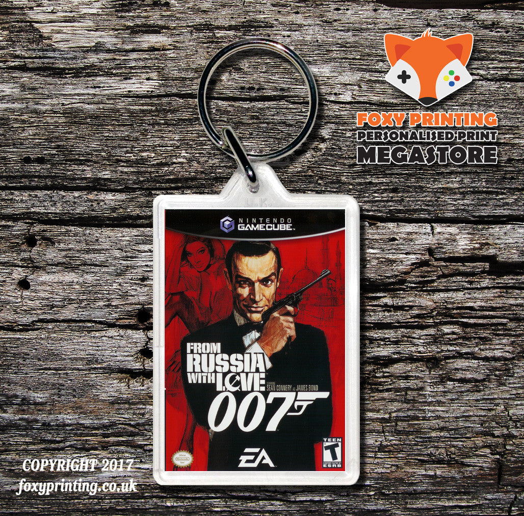 From Russia With Love Gamecube Game Inspired Retro Gaming Keyring
