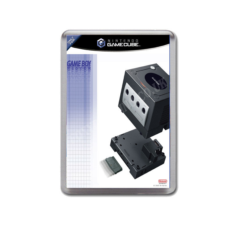 Game Boy Player Start Up Disc Style Inspired Game Gamecube Retro Video Gaming Magnet