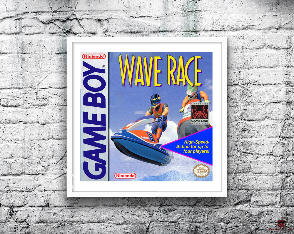 Waverace 2 Game Style Inspired Retro Gaming Poster A2 A3 Or A4
