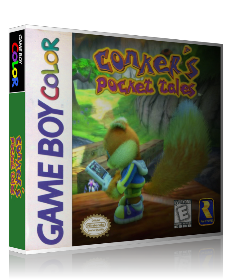 Gameboy Color Conkers Pocket Tales Game Cover To Fit A UGC Style Replacement Game Case β Gameboy Color Case product image 1
