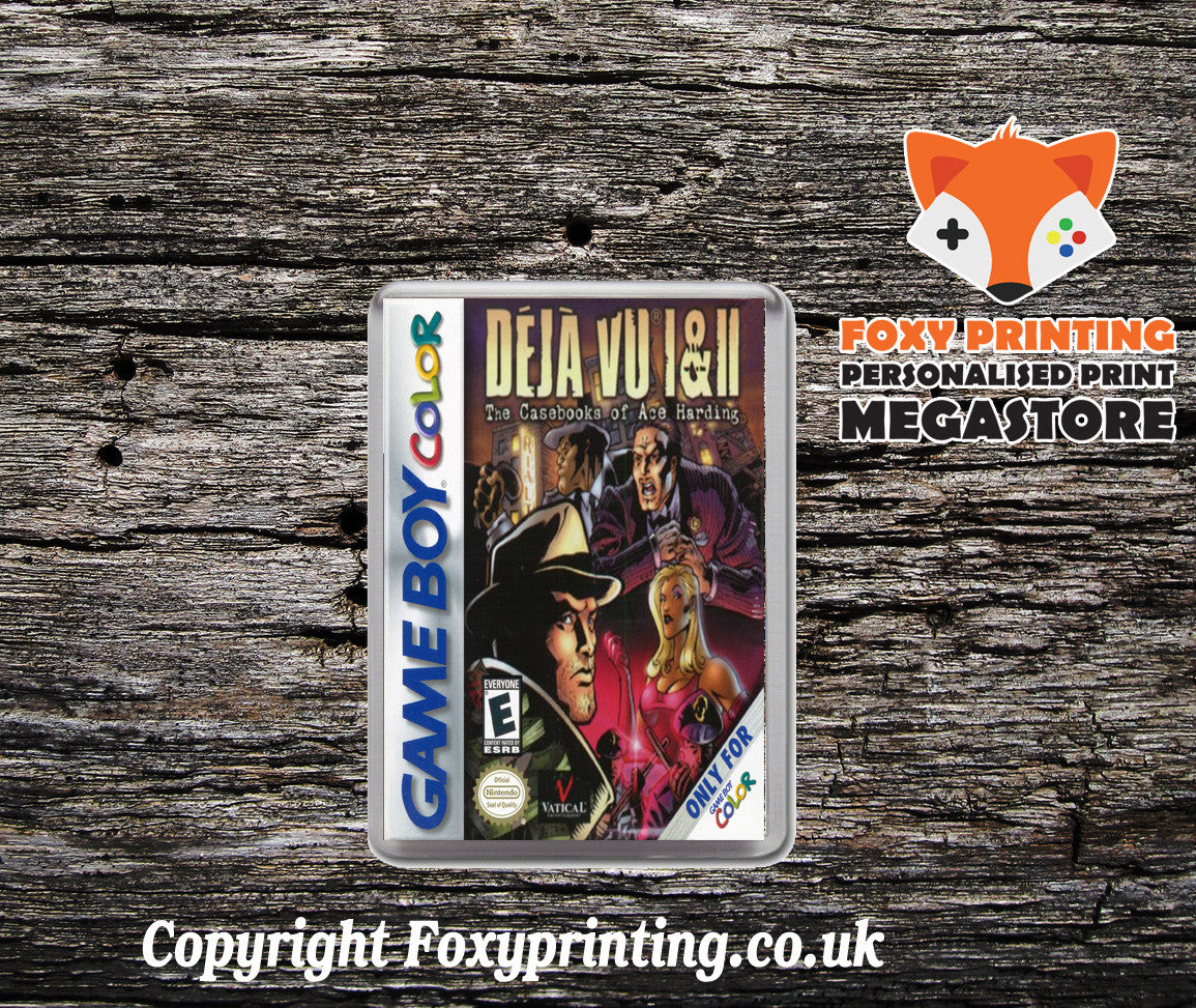 Dejavu 1 and 2 Retro Gaming Magnet