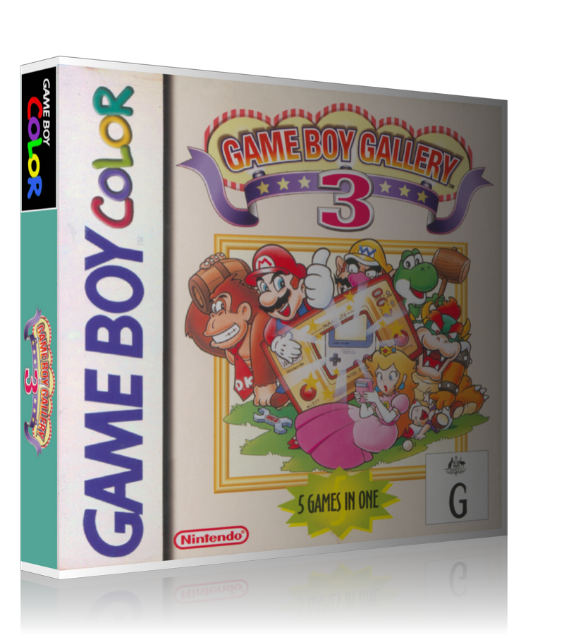 Gameboy Color Game Boy Gallery 3 Game Cover To Fit A UGC Style Replacement Game Case β Gameboy Color Case product image 1