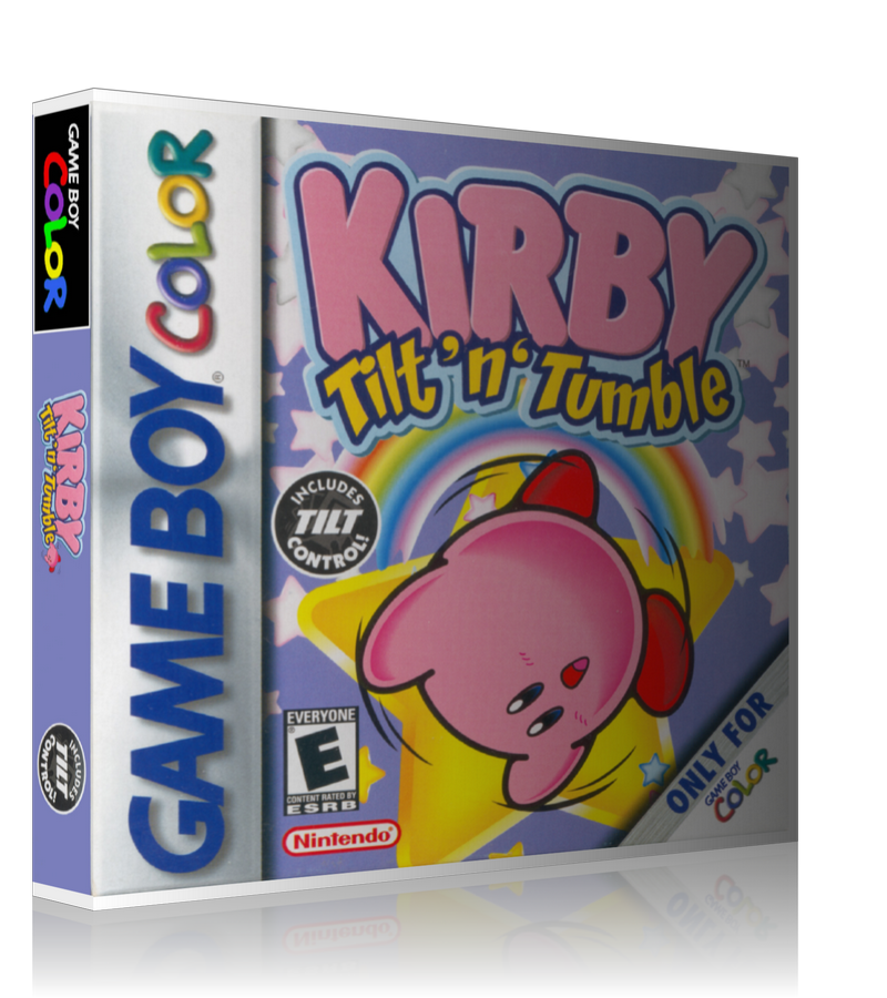 Gameboy Color Kirby Tilt N Tumble Game Cover To Fit A UGC Style Replacement Game Case β Gameboy Color Case product image 1