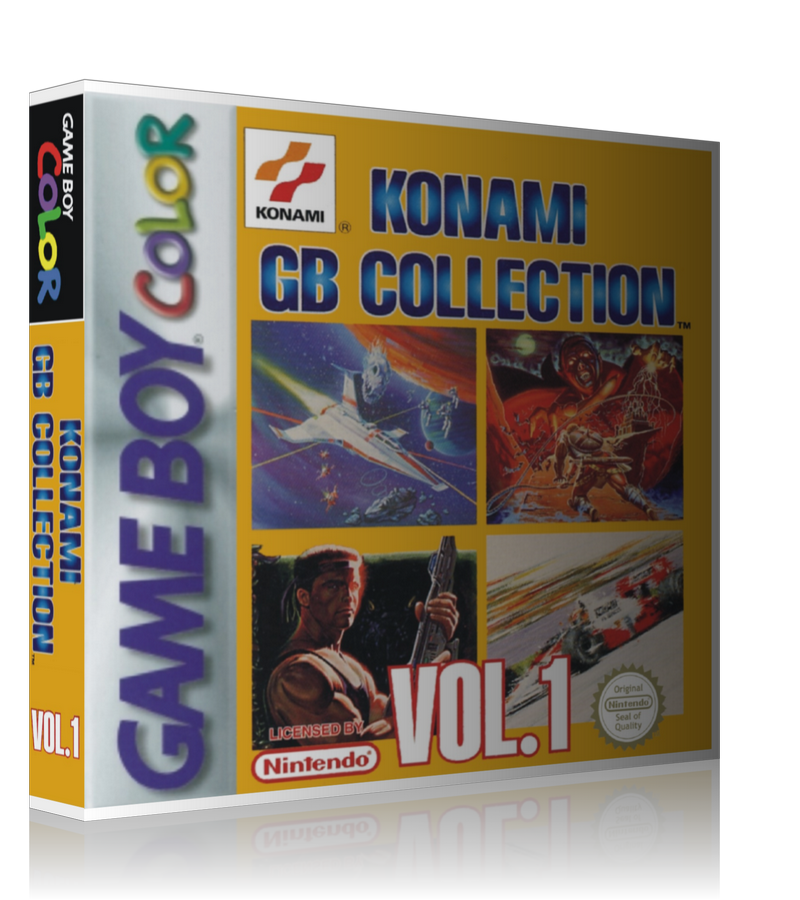 Gameboy Color Konami GB Collection Vol.1 Game Cover To Fit A UGC Style Replacement Game β Gameboy Color Case product image 1