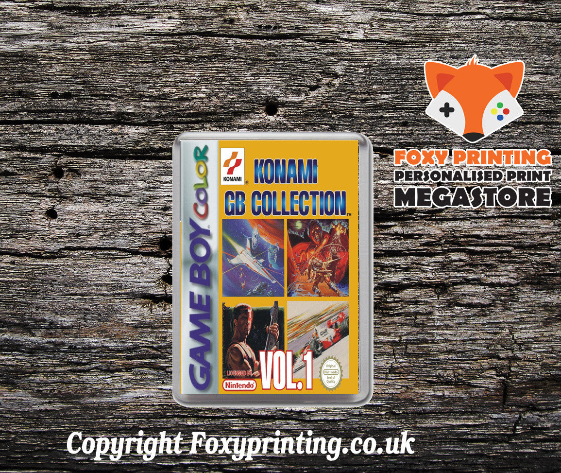 Konami gb Collection vol 1 Retro Gaming Magnet