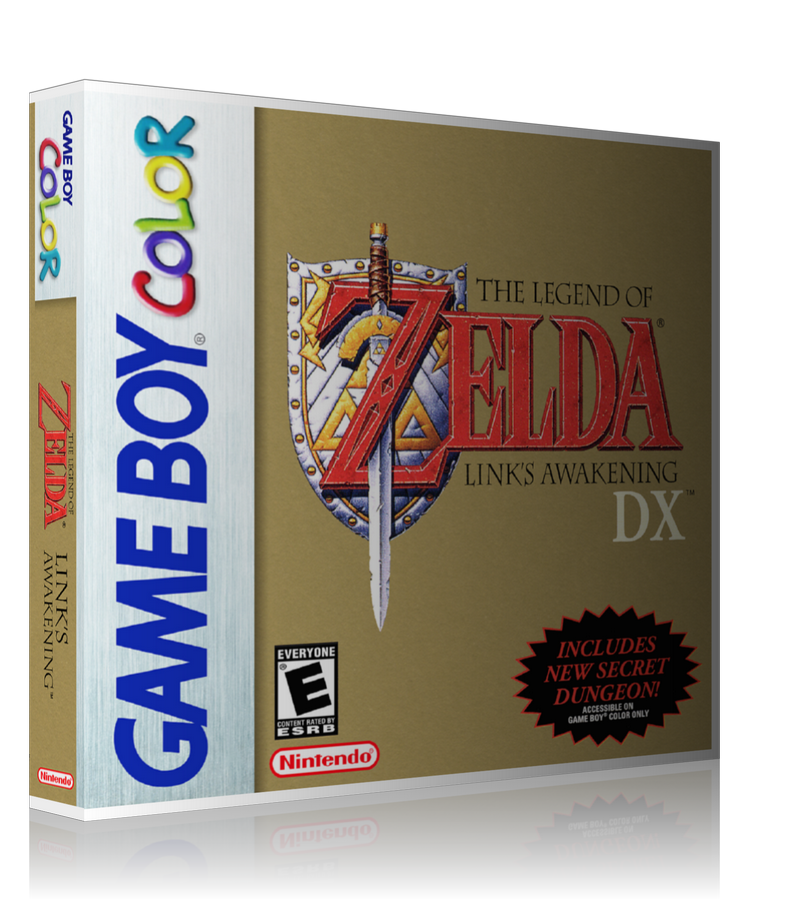 Gameboy Color Legend Of Zelda Links Awakening DX_3 Game Cover To Fit A UGC Style β Gameboy Color Case product image 1