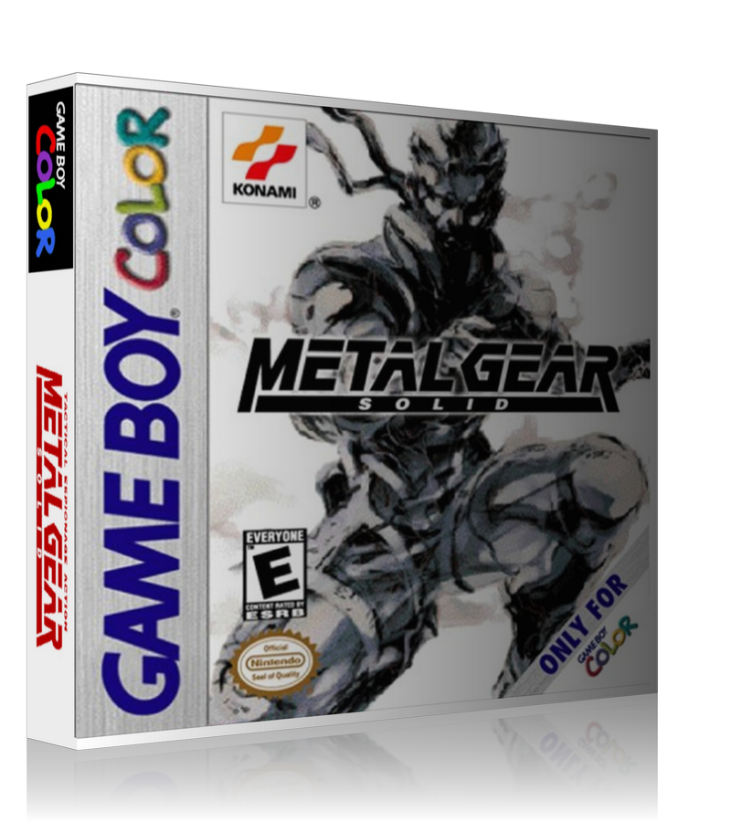 Gameboy Color Metal Gear Solid Game Cover To Fit A UGC Style Replacement Game Case – Gameboy Color Case product image 1