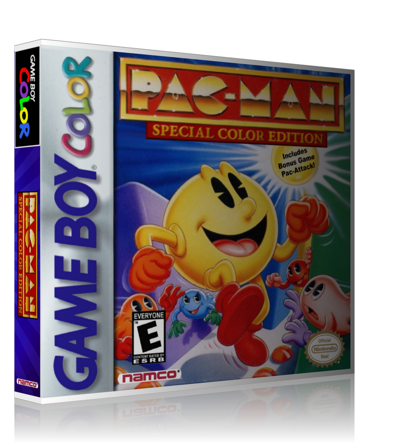 Gameboy Color Pac Man Special Color Edition Game Cover To Fit A UGC Style Replacement Game – Gameboy Color Case product image