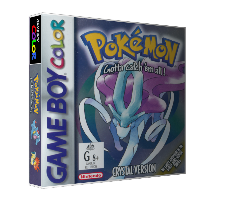 Gameboy Color Pokemon Gotta Catch'em All! Crystal Version Game Cover To Fit A UGC Style β Gameboy Color Case product image 1
