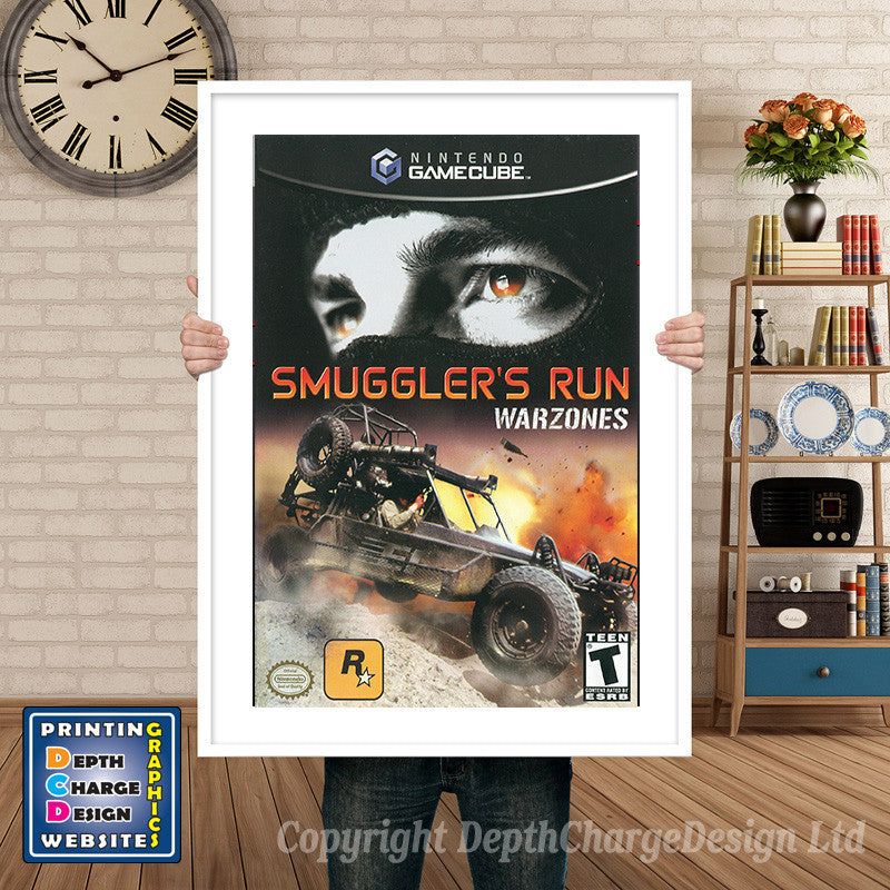 Smugglers Run Gamecube Inspired Retro Gaming Poster A4 A3 A2 Or A1
