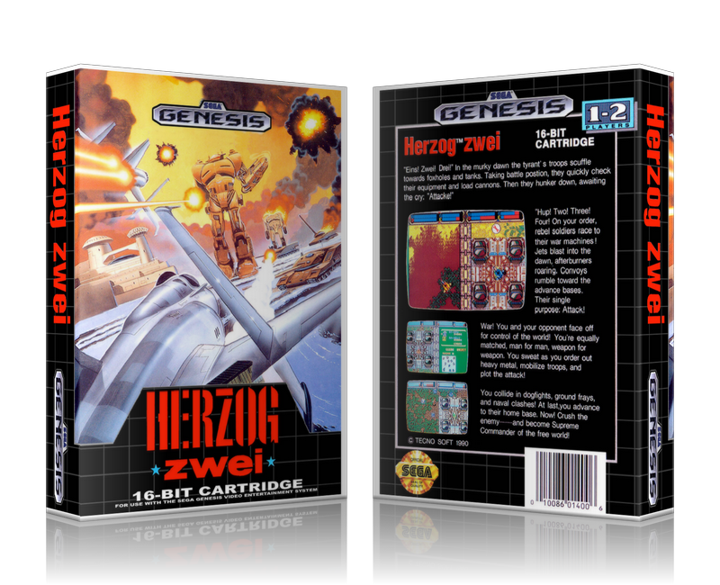 Popular Herzog Zwei for Sega Genesis