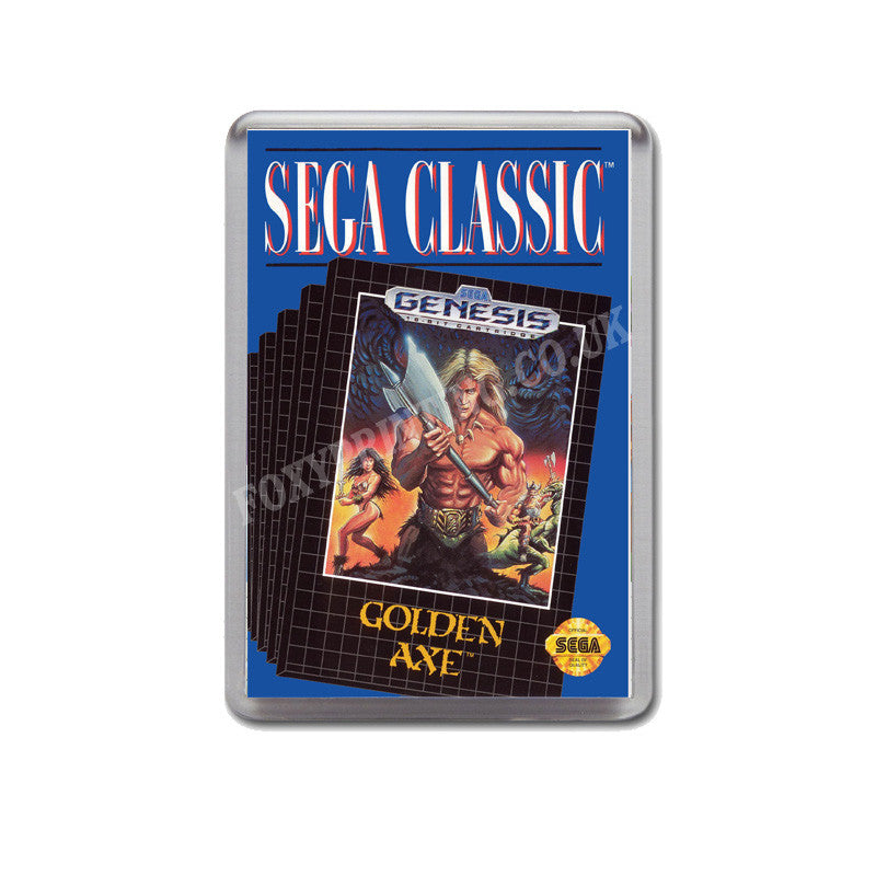 Golden Axe 2 Game Style Inspired Sega Megadrive Retro Video Gaming Magnet