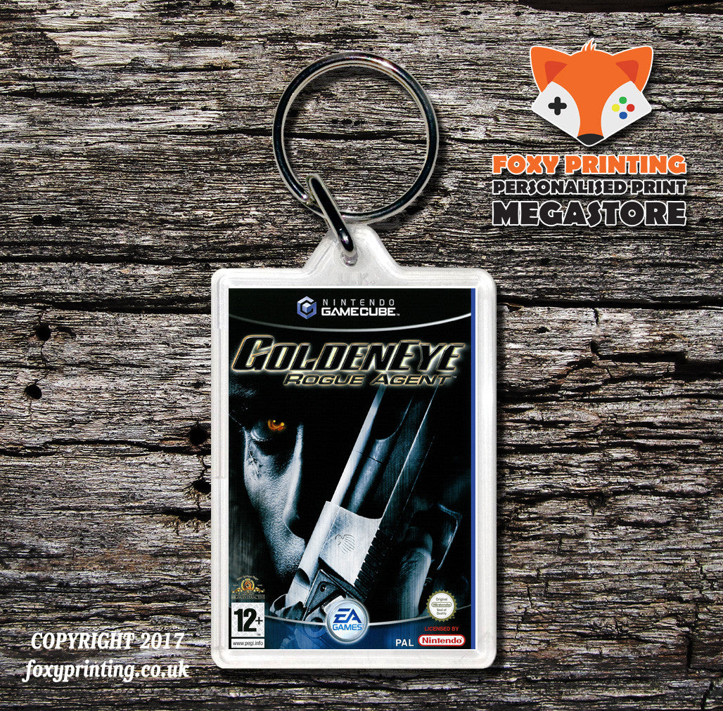 Gold Ene Yerogue Agent Pal Gamecube Game Inspired Retro Gaming Keyring