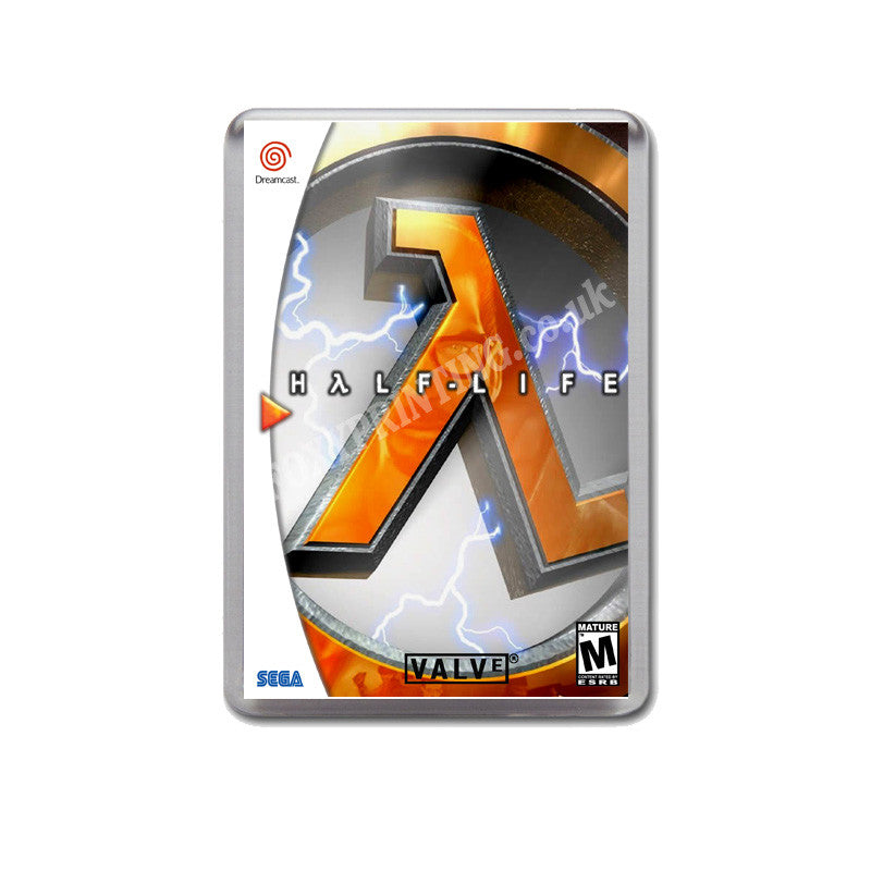 Half Life Sega Dreamcast Style Inspired Retro Game Magnet