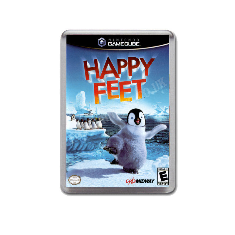 Happy Feet Style Inspired Game Gamecube Retro Video Gaming Magnet