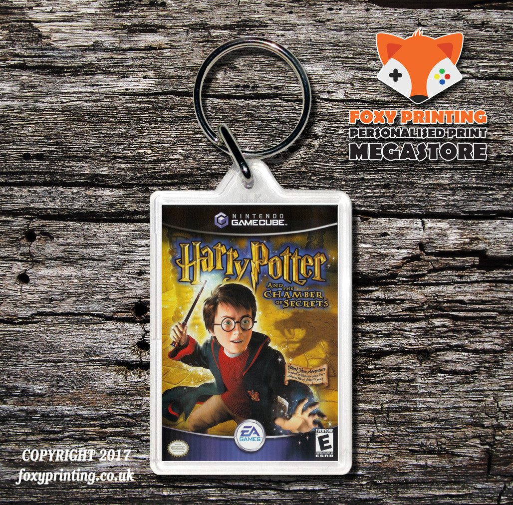 Harry Potter And The Chamber Of Secrets Gamecube Game Inspired Retro Gaming Keyring