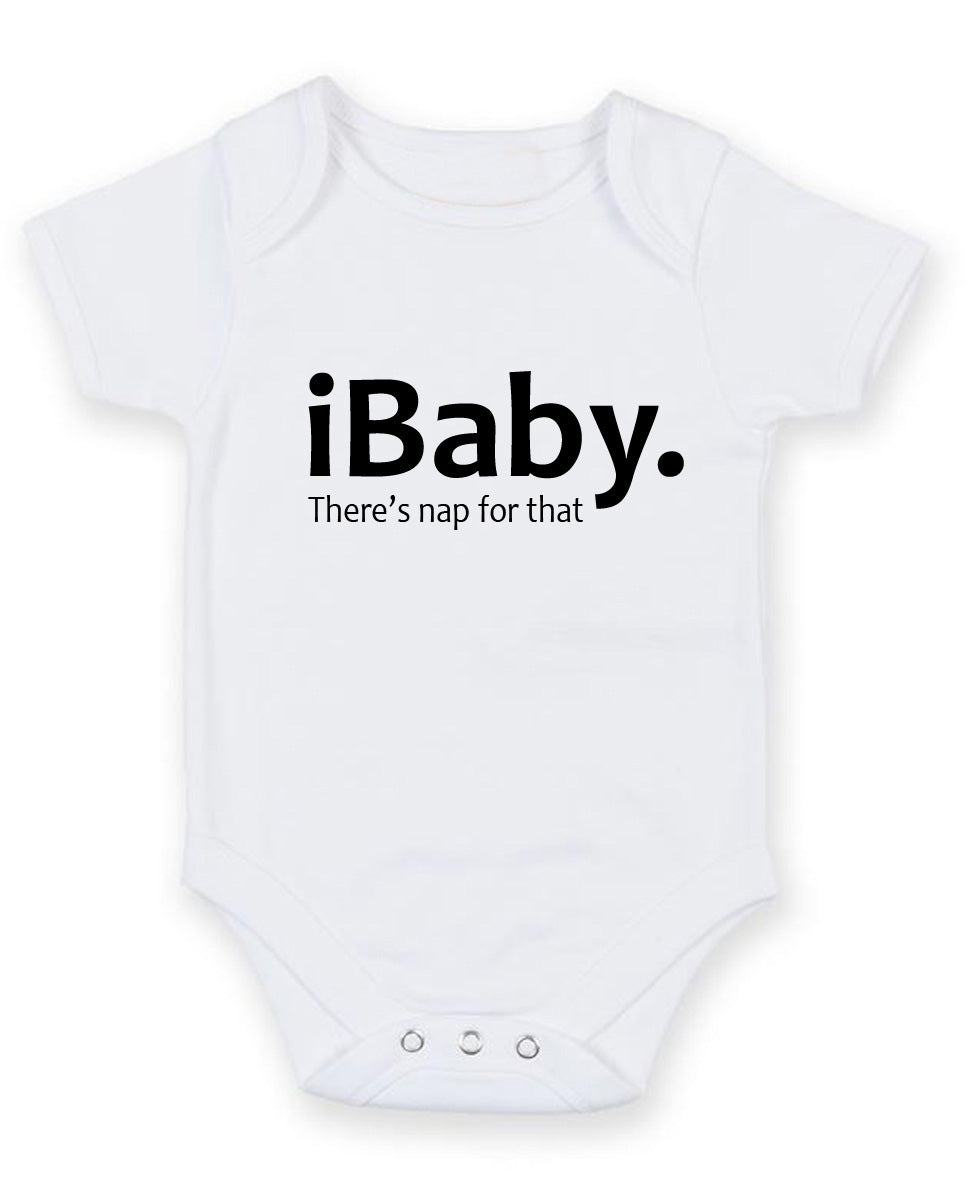 Ibabby. Personalised Baby Boy Girl Unisex Short Sleeve Bodysuit