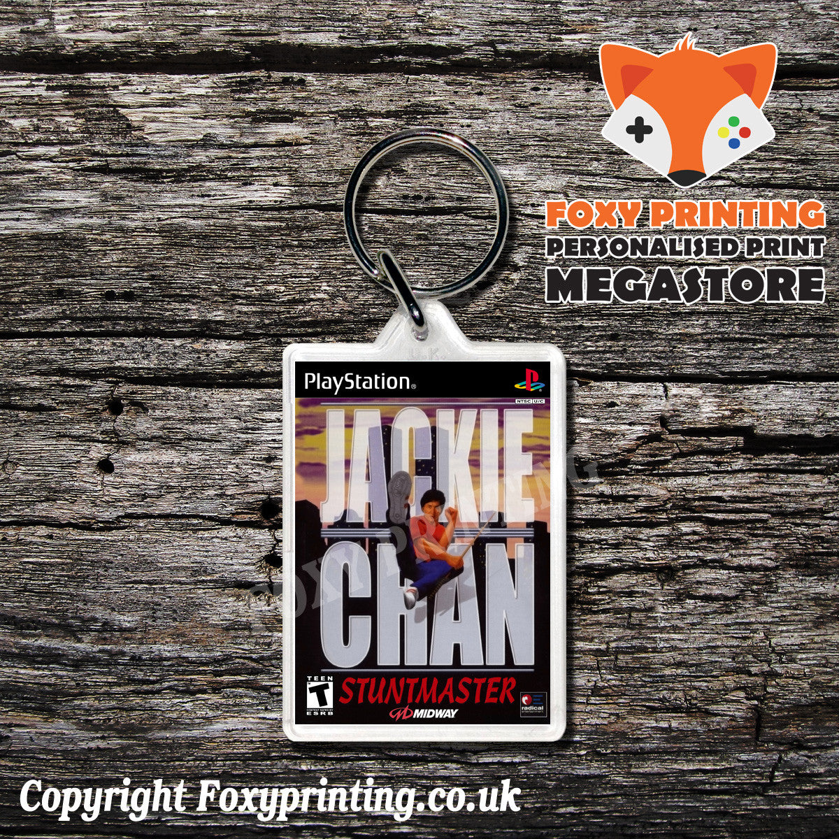 Jackie Chan Stunt Master 2 - PS1 Playstation 1 Game Inspired Retro Gaming Magnet