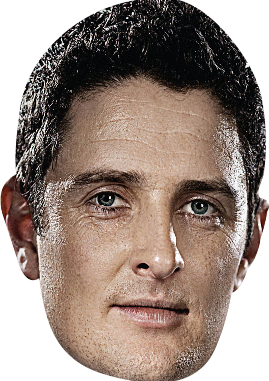 Justin Rose GOLF 2018 Celebrity Face Mask Fancy Dress Cardboard Costume Mask β Justin Rose GOLF 2018 Face Mask