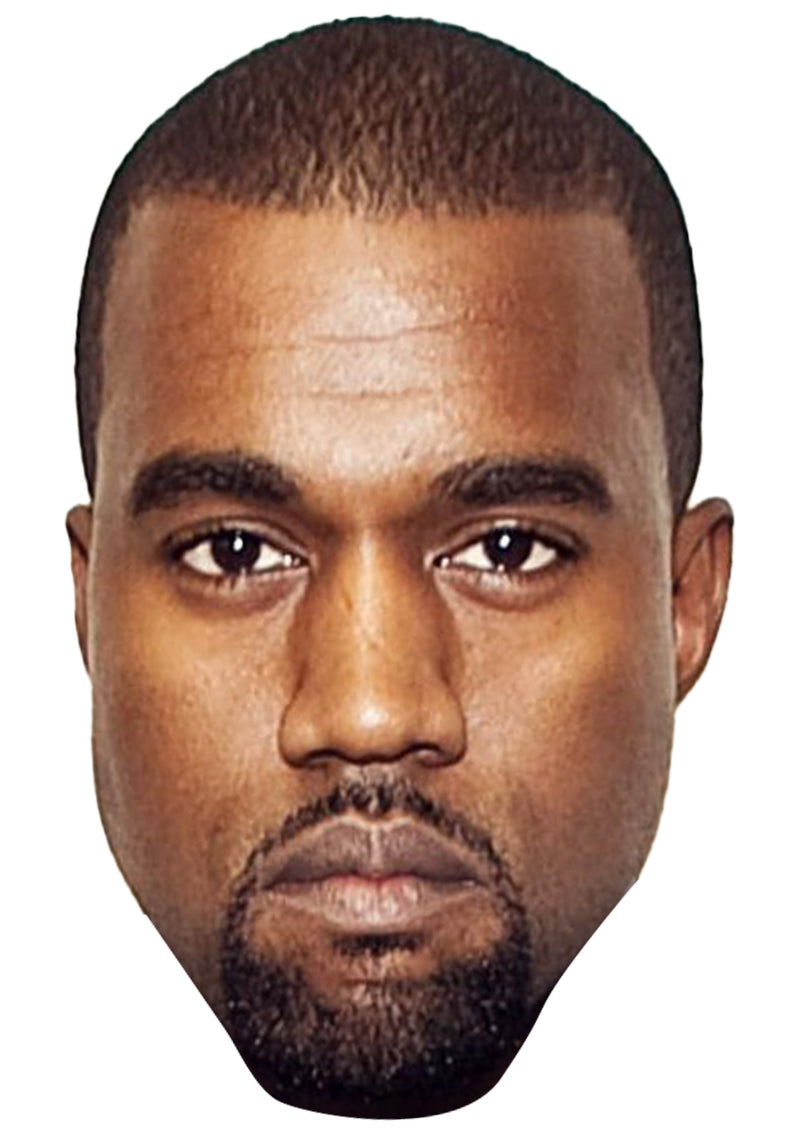 Kanye West 2020 Music Dress Cardboard Celebrity Party Face Mask