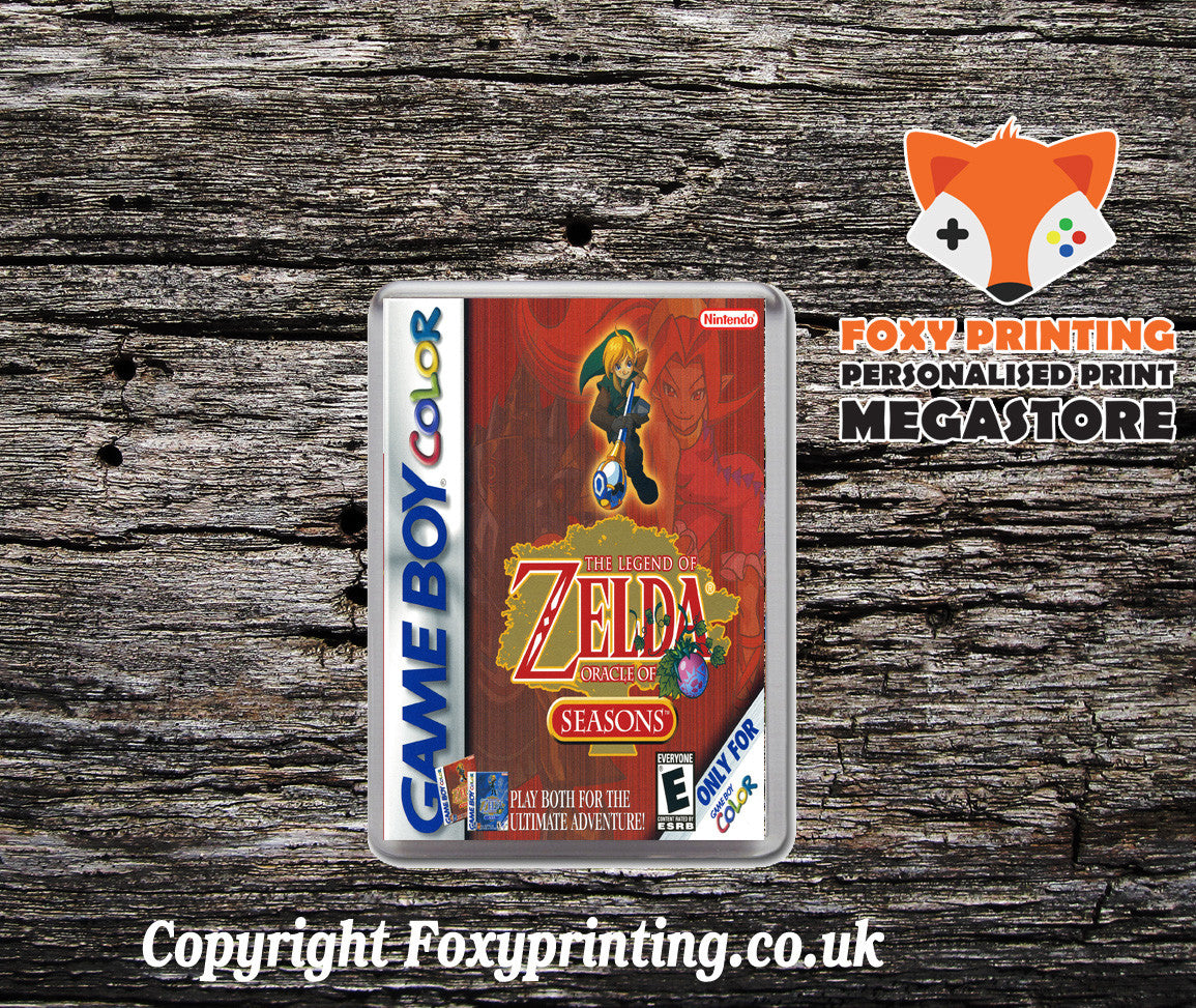 Legend of Zelda Oracle of Seasons Retro Gaming Magnet