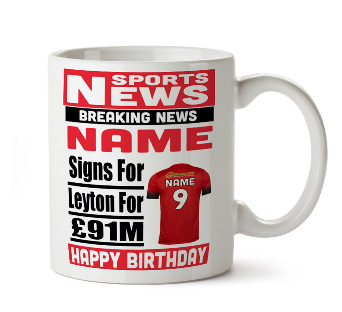 Personalised SIGNS FOR Liverpool Football Mug Personalised Birthday Mug – printed mug product image 1