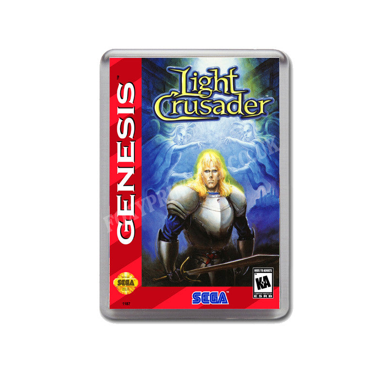 Lightcrusader 2 Game Style Inspired Sega Megadrive Retro Video Gaming Magnet