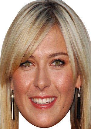 Maria Sharapova TENNIS Celebrity Face Mask Fancy Dress Cardboard Costume Mask β Maria Sharapova TENNIS Face Mask